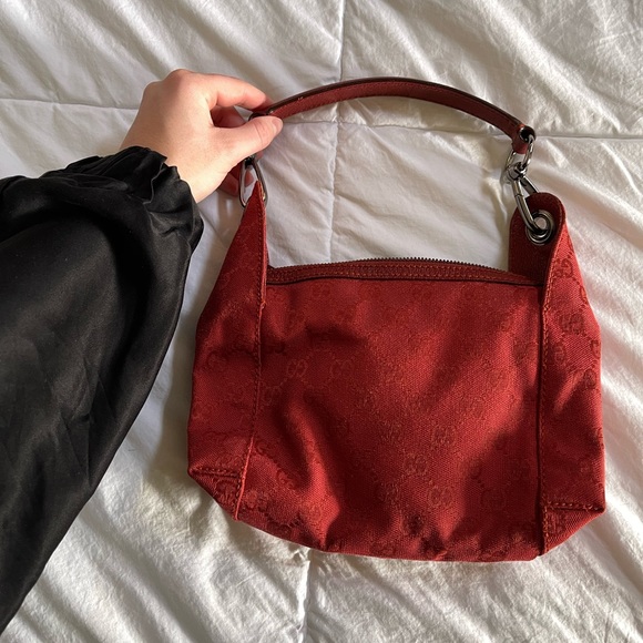 Gucci Handbags - Gucci Red Shoulder Bag